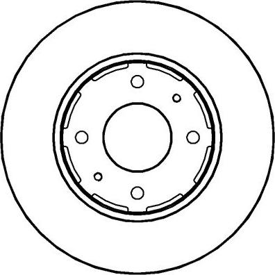 National NBD970 - Brake Disc autospares.lv