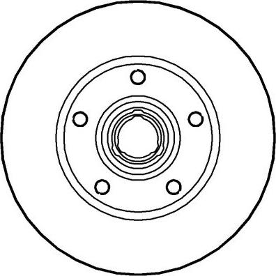 National NBD445 - Brake Disc autospares.lv