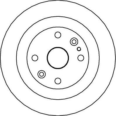 National NBD450 - Brake Disc autospares.lv