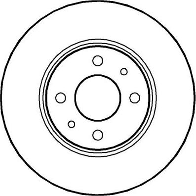 National NBD453 - Brake Disc autospares.lv