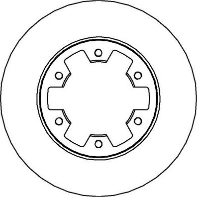 National NBD465 - Brake Disc autospares.lv