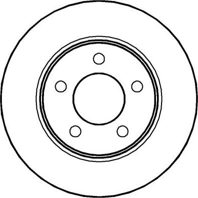 National NBD482 - Brake Disc autospares.lv