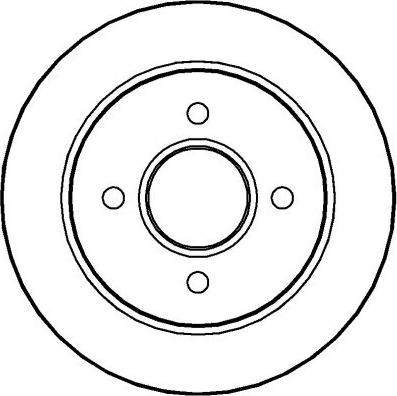 NATIONAL NBD435 - Brake Disc autospares.lv