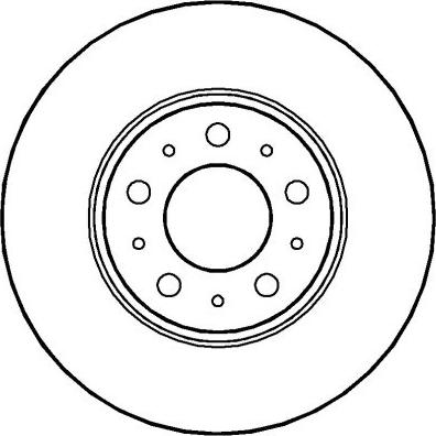 National NBD590 - Brake Disc autospares.lv