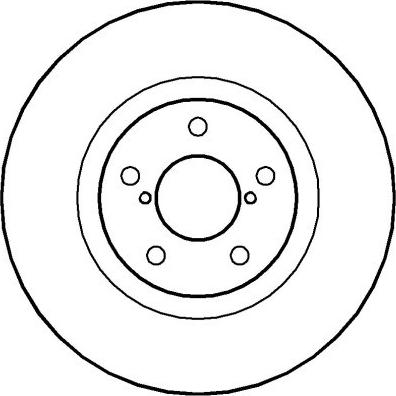 National NBD541 - Brake Disc autospares.lv