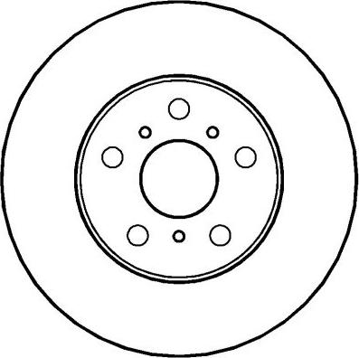 National NBD548 - Brake Disc autospares.lv