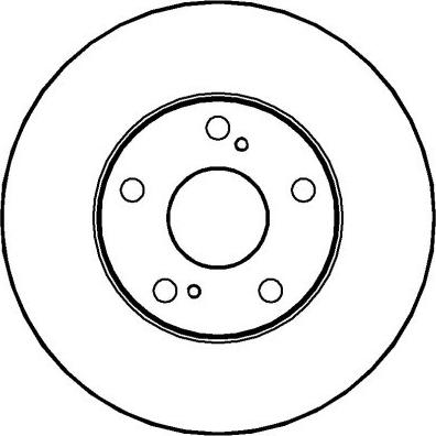 National NBD551 - Brake Disc autospares.lv