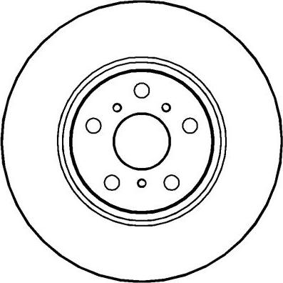 ABEX W0818 - Brake Disc autospares.lv