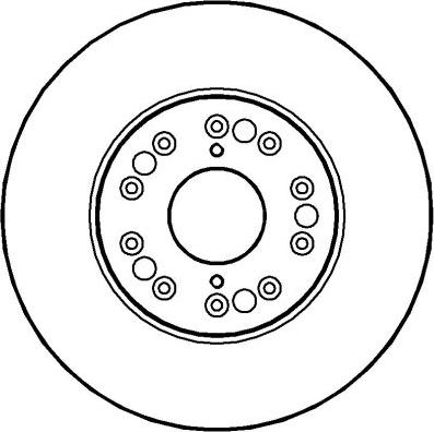 NPS T330A113 - Brake Disc autospares.lv