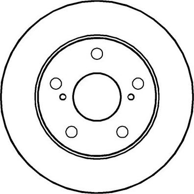 National NBD560 - Brake Disc autospares.lv