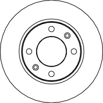 NATIONAL NBD500 - Brake Disc autospares.lv