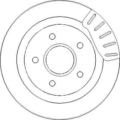 NATIONAL NBD508 - Brake Disc autospares.lv