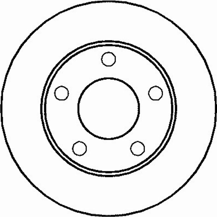 National NBD503 - Brake Disc autospares.lv