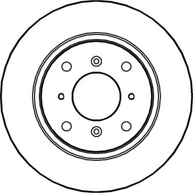 LPR H1461P - Brake Disc autospares.lv