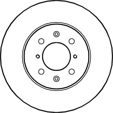 National NBD510 - Brake Disc autospares.lv