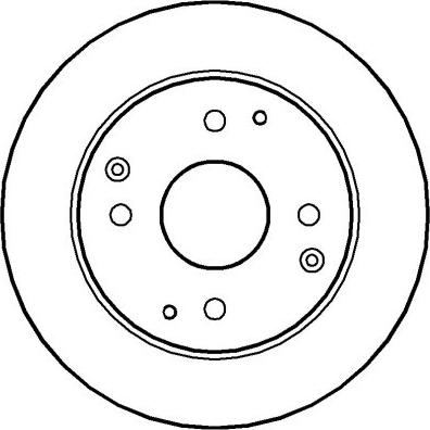 TOYOTA D1161 - Brake Disc autospares.lv
