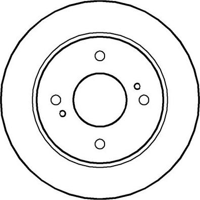 National NBD532 - Brake Disc autospares.lv