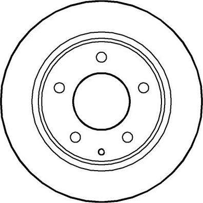 NATIONAL NBD525 - Brake Disc autospares.lv