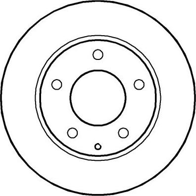 National NBD521 - Brake Disc autospares.lv