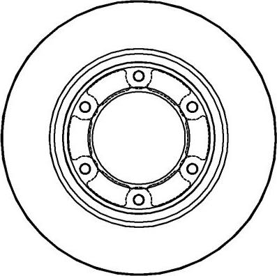 NATIONAL NBD573 - Brake Disc autospares.lv