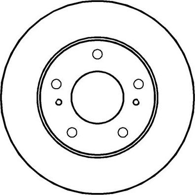 CAR BDC 4396 - Brake Disc autospares.lv