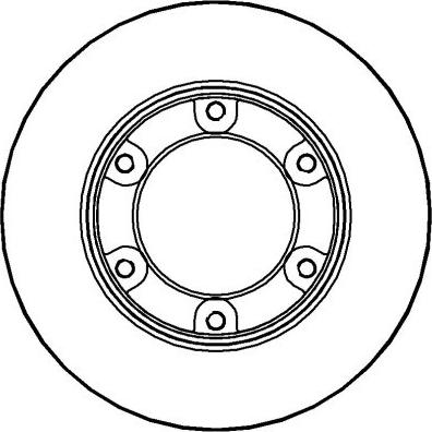 National NBD605 - Brake Disc autospares.lv