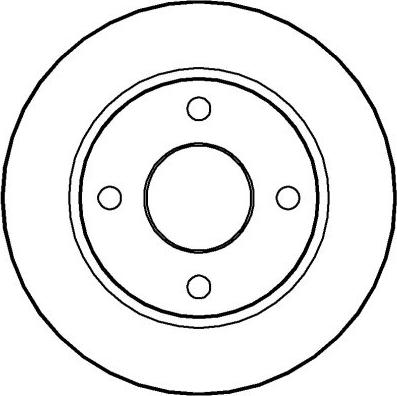 NATIONAL NBD689 - Brake Disc autospares.lv