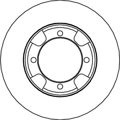 National NBD684 - Brake Disc autospares.lv