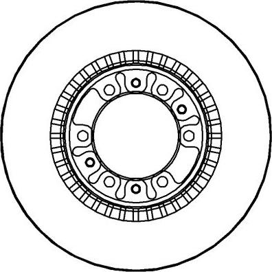 National NBD634 - Brake Disc autospares.lv