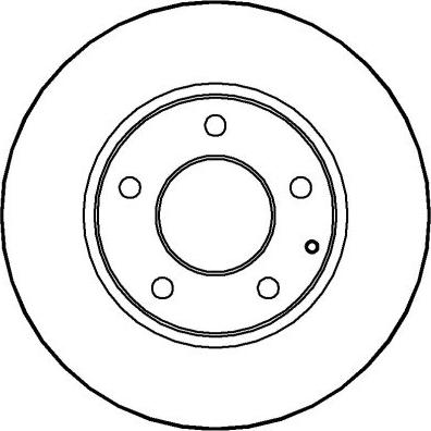 National NBD675 - Brake Disc autospares.lv