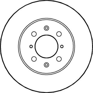 National NBD091 - Brake Disc autospares.lv