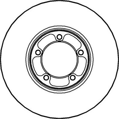 NATIONAL NBD042 - Brake Disc autospares.lv