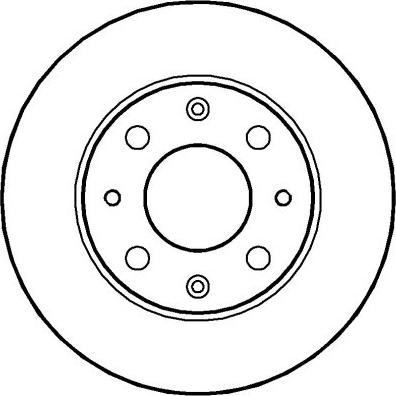 National NBD059 - Brake Disc autospares.lv