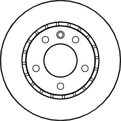 NATIONAL NBD057 - Brake Disc autospares.lv