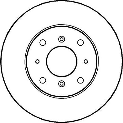 National NBD061 - Brake Disc autospares.lv