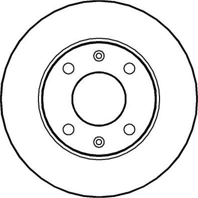 National NBD009 - Brake Disc autospares.lv