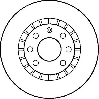 NATIONAL NBD015 - Brake Disc autospares.lv