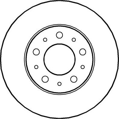 National NBD087 - Brake Disc autospares.lv