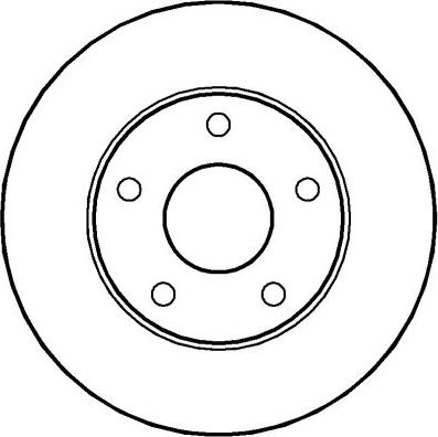 National NBD026 - Brake Disc autospares.lv