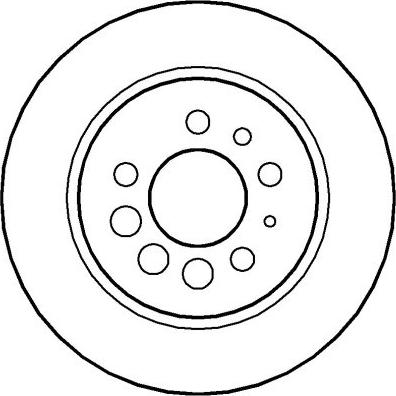 National NBD071 - Brake Disc autospares.lv