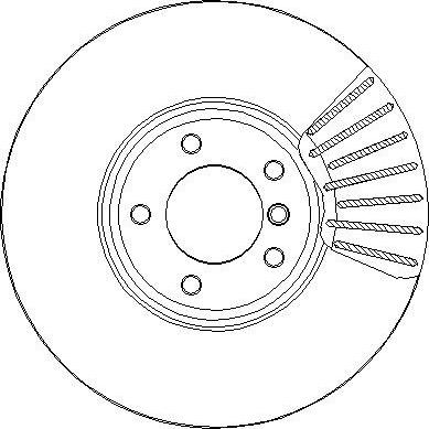 Allied Nippon AND6357 - Brake Disc autospares.lv