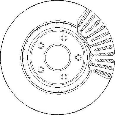 National NBD1912 - Brake Disc autospares.lv