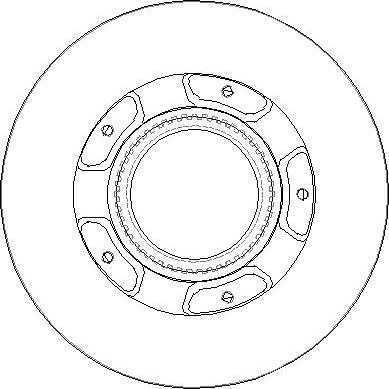 NATIONAL NBD1988 - Brake Disc autospares.lv