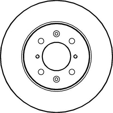 National NBD1445 - Brake Disc autospares.lv