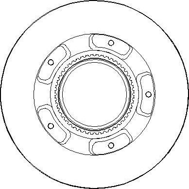 National NBD1419 - Brake Disc autospares.lv