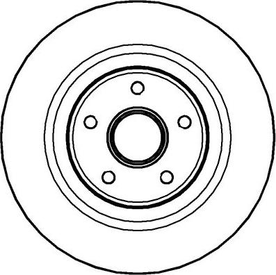 National NBD1418 - Brake Disc autospares.lv