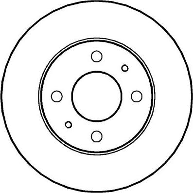 National NBD141 - Brake Disc autospares.lv