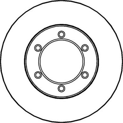 National NBD1435 - Brake Disc autospares.lv