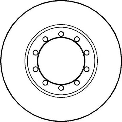 National NBD1420 - Brake Disc autospares.lv