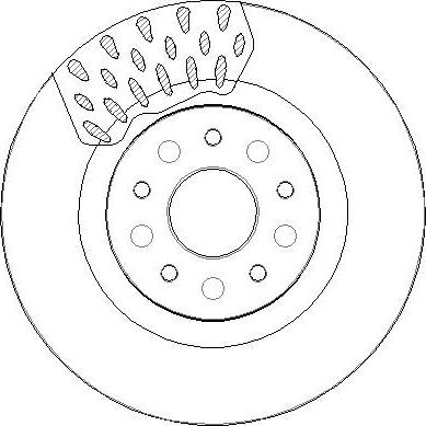 National NBD1595 - Brake Disc autospares.lv